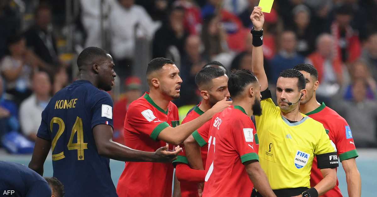 جماهير مغربية تحتج على تحيز التحكيم في كأس العالم 2026