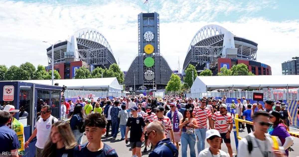 طائرة مسيرة بالقرب من ملعب كأس العالم 2026