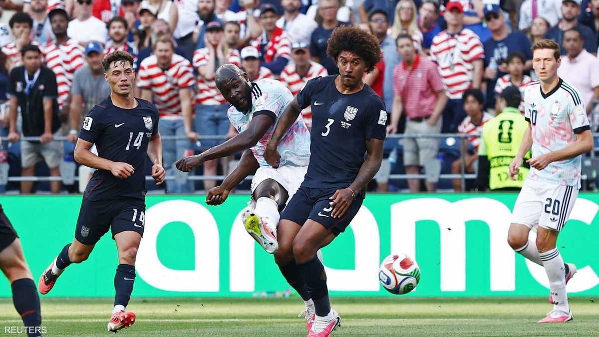 لحظات من مباراة بلجيكا وأمريكا في كأس العالم 2026