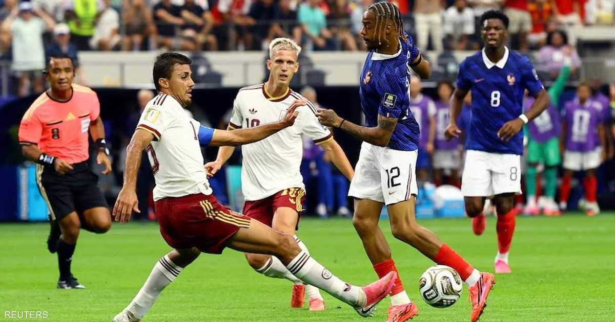 عثمان ديمبلي في مباراة كأس العالم 2026