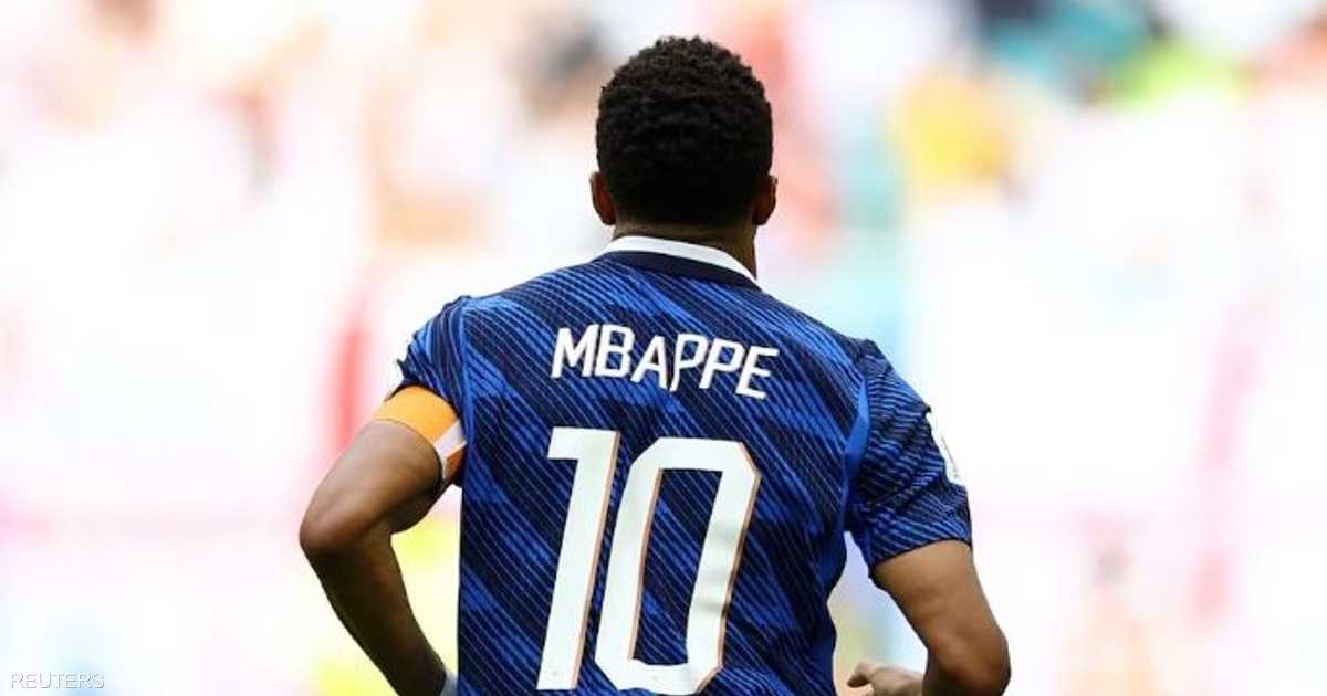 كيليان مبابي يحتفل بتسجيل هدف في كأس العالم 2026