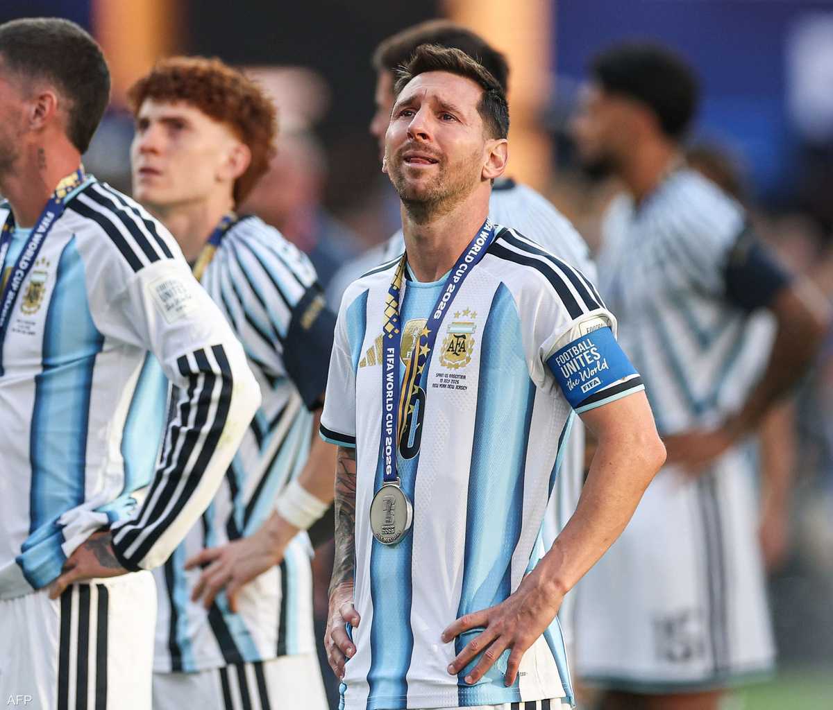 ليونيل ميسي حزين بعد خسارة نهائي كأس العالم 2026
