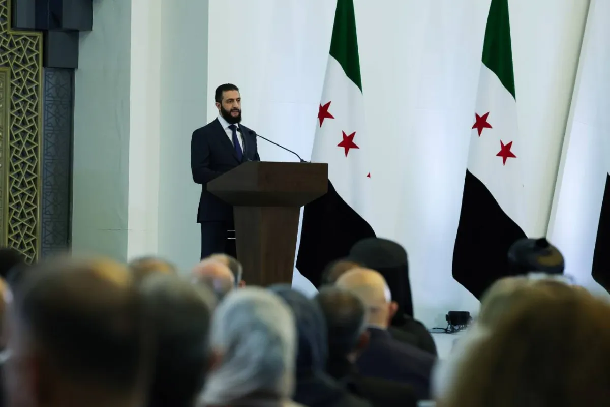 الشرع يعلن حكومة «التغيير والبناء» الشرع يعلن حكومة «التغيير والبناء»