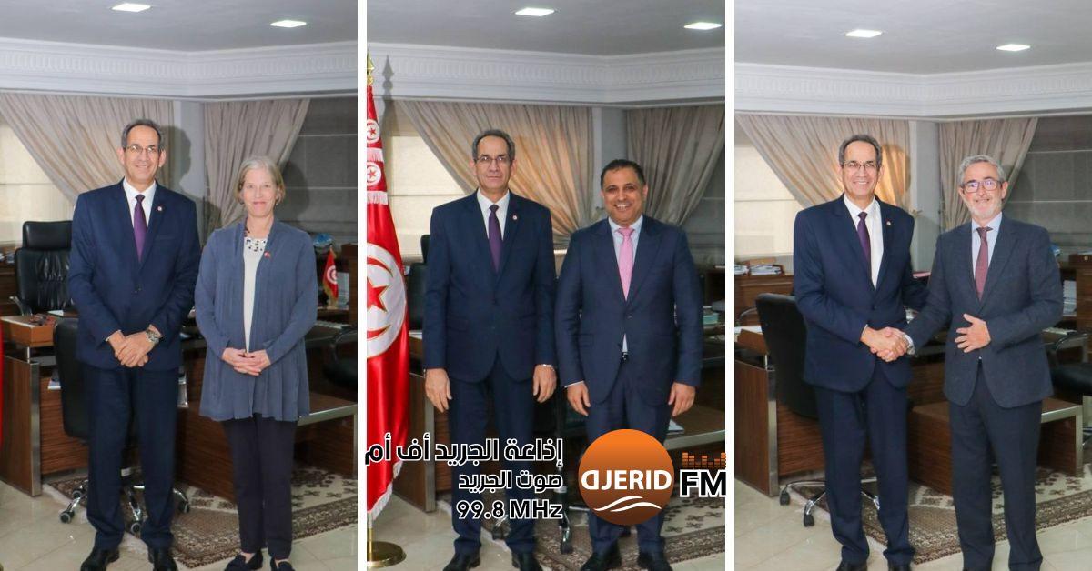 لقاء مثمر يجمع وزير التعليم العالي والبحث العلمي بسفراء كندا وليبيا وإسبانيا في تونس وزير التعليم العالي والبحث العلمي يلتقي سفراء كندا وليبيا وإسبانيا بتونس