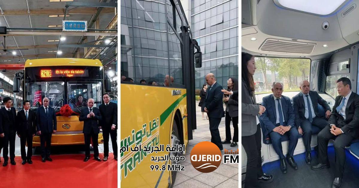 وزير النقل يزور مقر المزوّد الصيني لحافلات شركة نقل تونس الجديدة