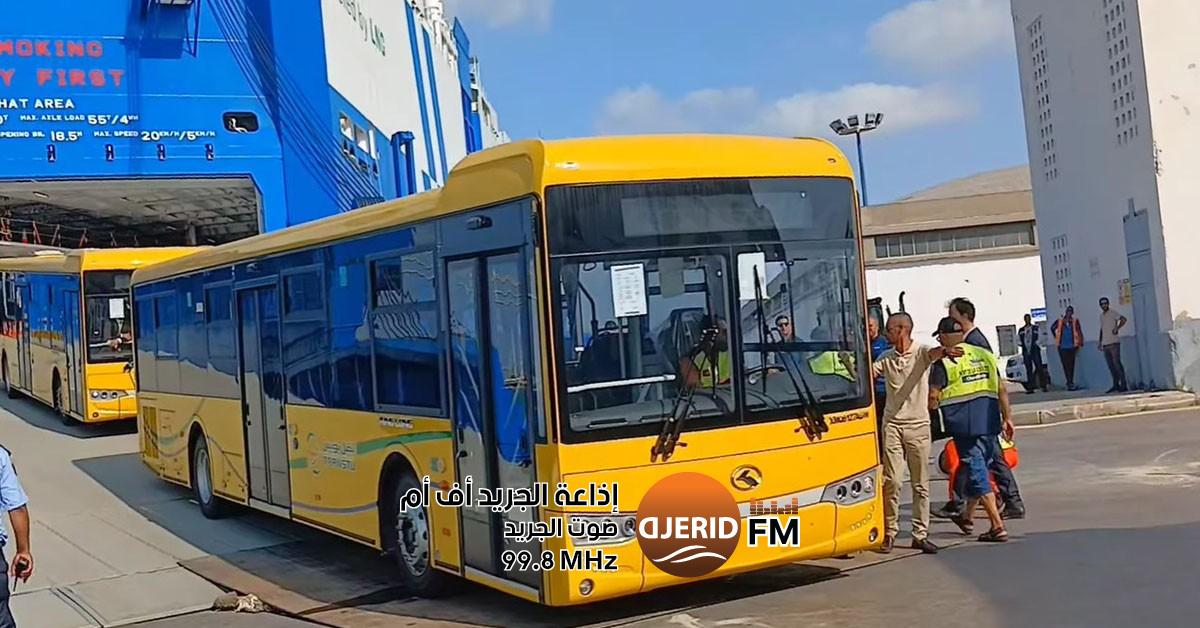 من جملة 300: وصول دفعة حافلات جديدة قادمة من الصين