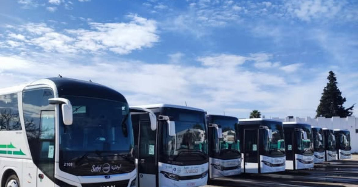 شركة النقل بين المدن تعزّز أسطولها بـ10 حافلات رفاهة وتحدث خطين جديدين