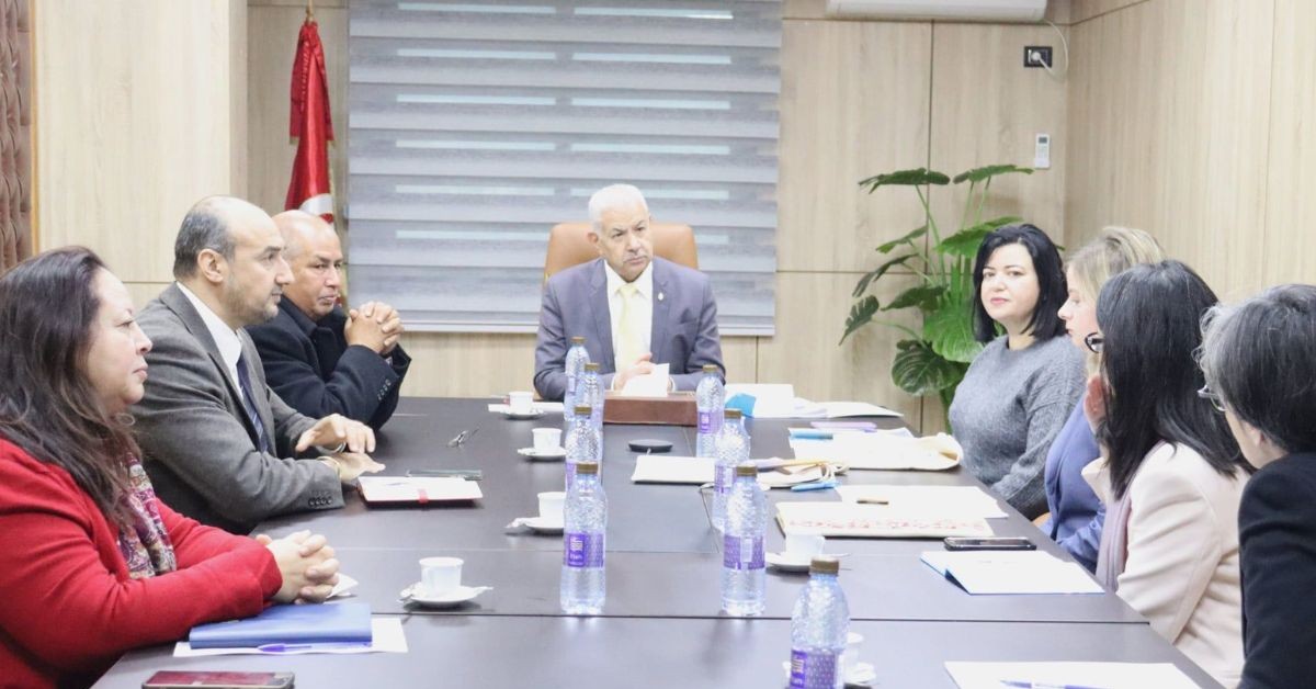 وزير التجارة يبحث مع المعهد الوطني للمترولوجيا بألمانيا سبل تعزيز التعاون التجاري والفني وزير التجارة يلتقي ممثّلين عن المعهد الوطني للمترولوجيا بألمانيا والوكالة الألمانية للتعاون الفني