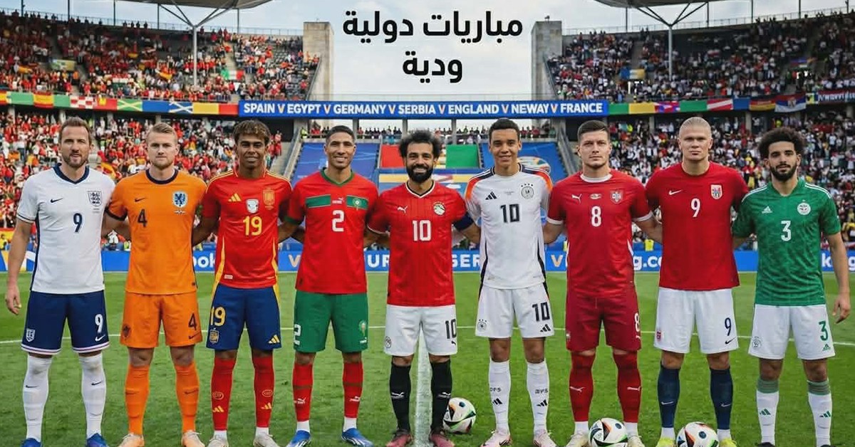 جملة من القمم الودية الليلة إعدادا لمونديال 2026