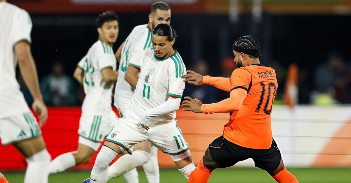 المنتخب الجزائر ينتصر على المنتخب الهولندي ودياً