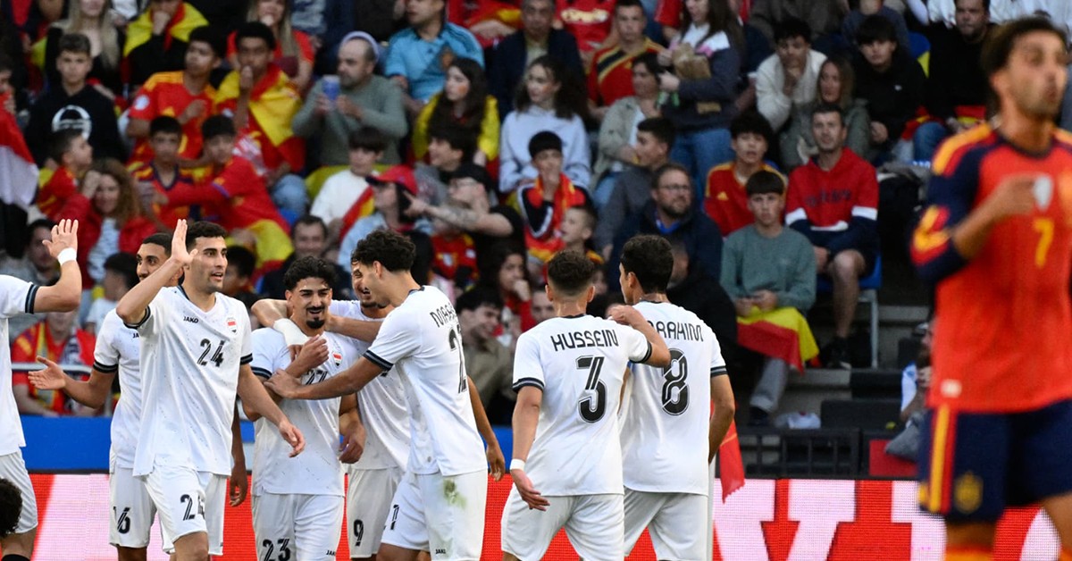 المنتخب العراقي يفرض التعادل على إسبانيا