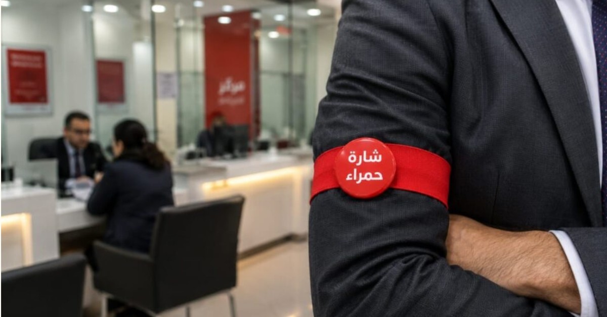 الجامعة العامة للبنوك تقرر حمل الشارة الحمراء بكافة مؤسسات القطاع