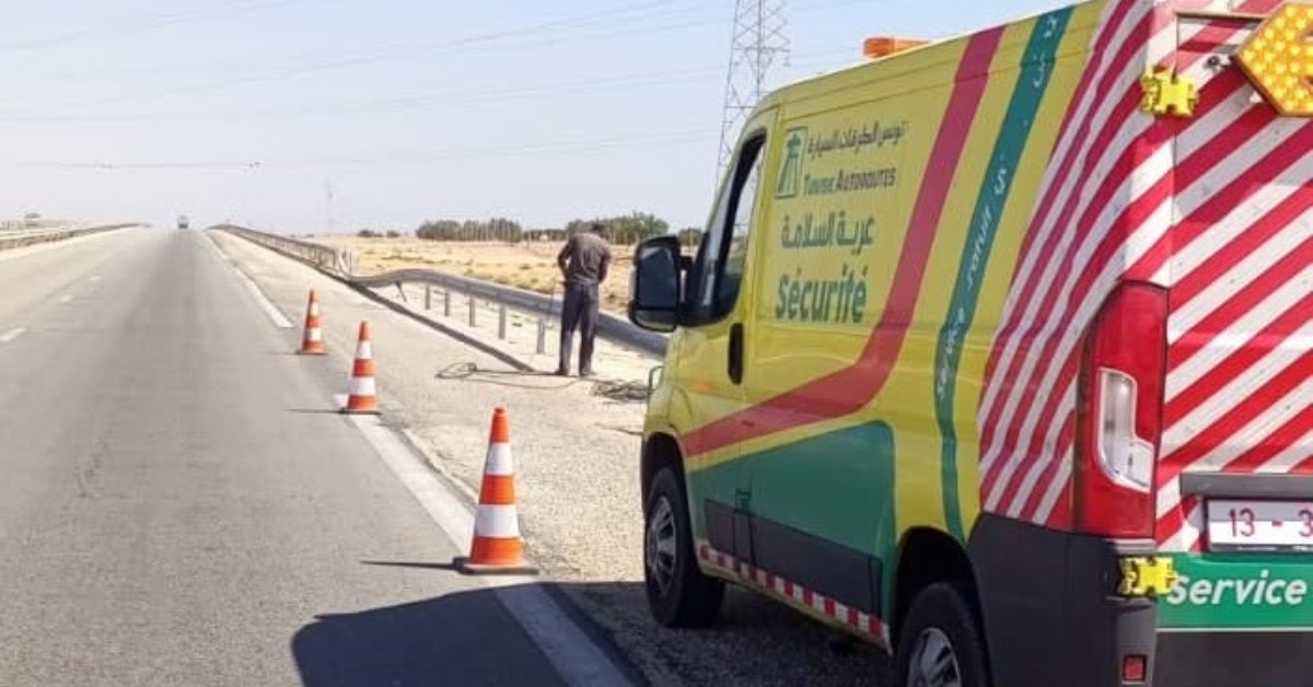 شركة تونس للطرقات السيارة تحذر من إحداث فتحات عشوائية وإتلاف حواجز الأمان