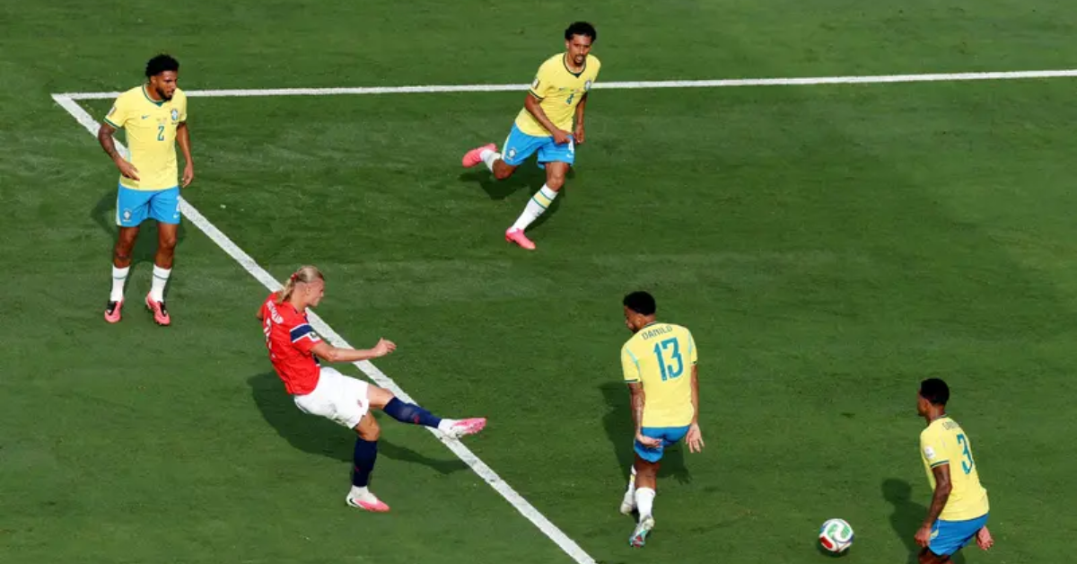 هالاند يقصي البرازيل ويقود النرويج إلى ربع النهائي
