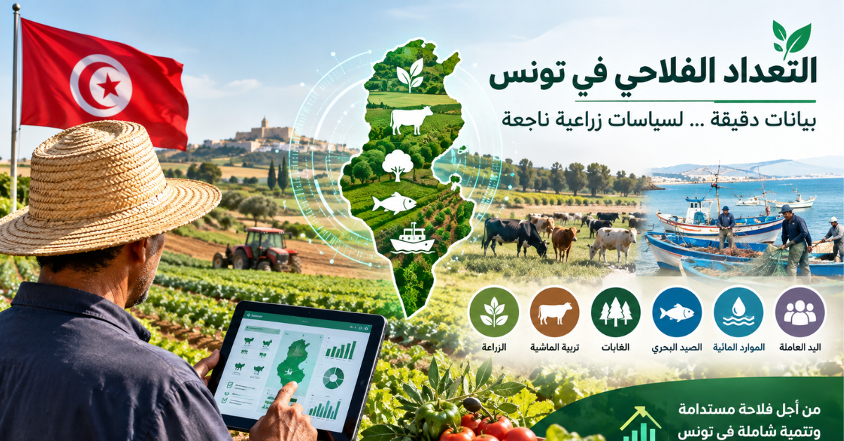 تونس تتجه نحو أول تعداد فلاحي شامل: خطوة استراتيجية لإعادة هيكلة القطاع وتطوير السياسات الزراعية