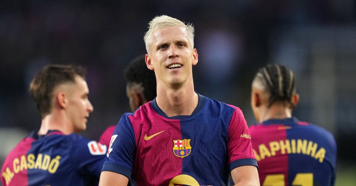 برشلونة يفقد أولمو لمدة شهر