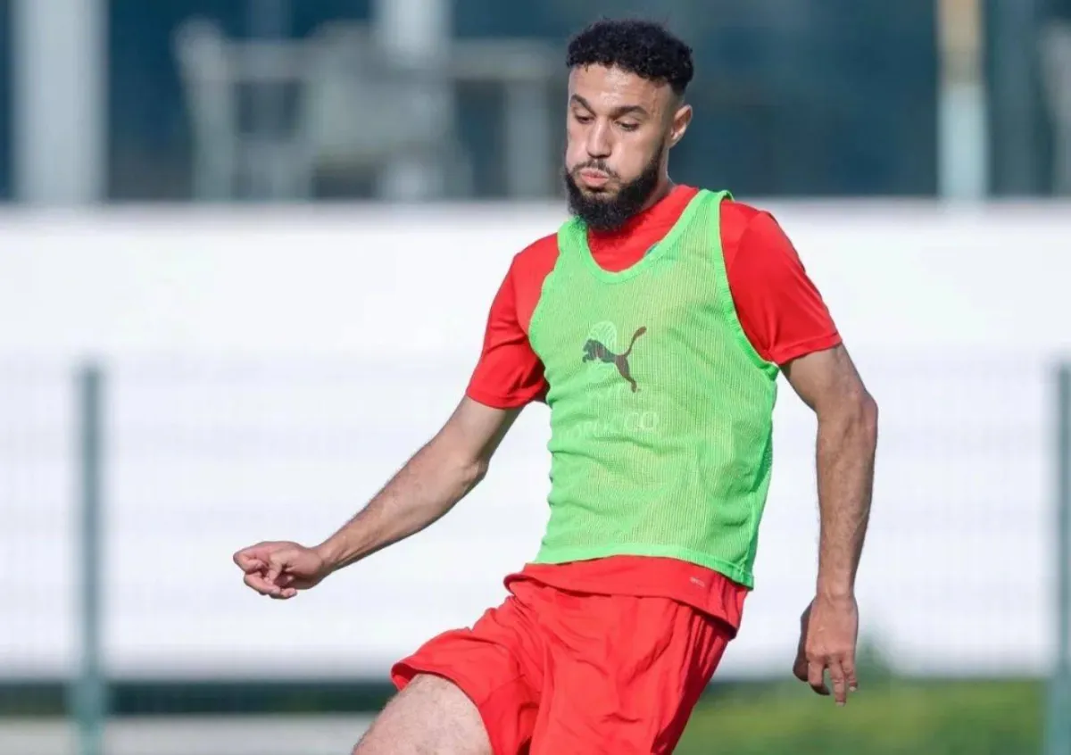 نصير مزراوي في تدريب مع منتخب المغرب لكأس العالم 2026