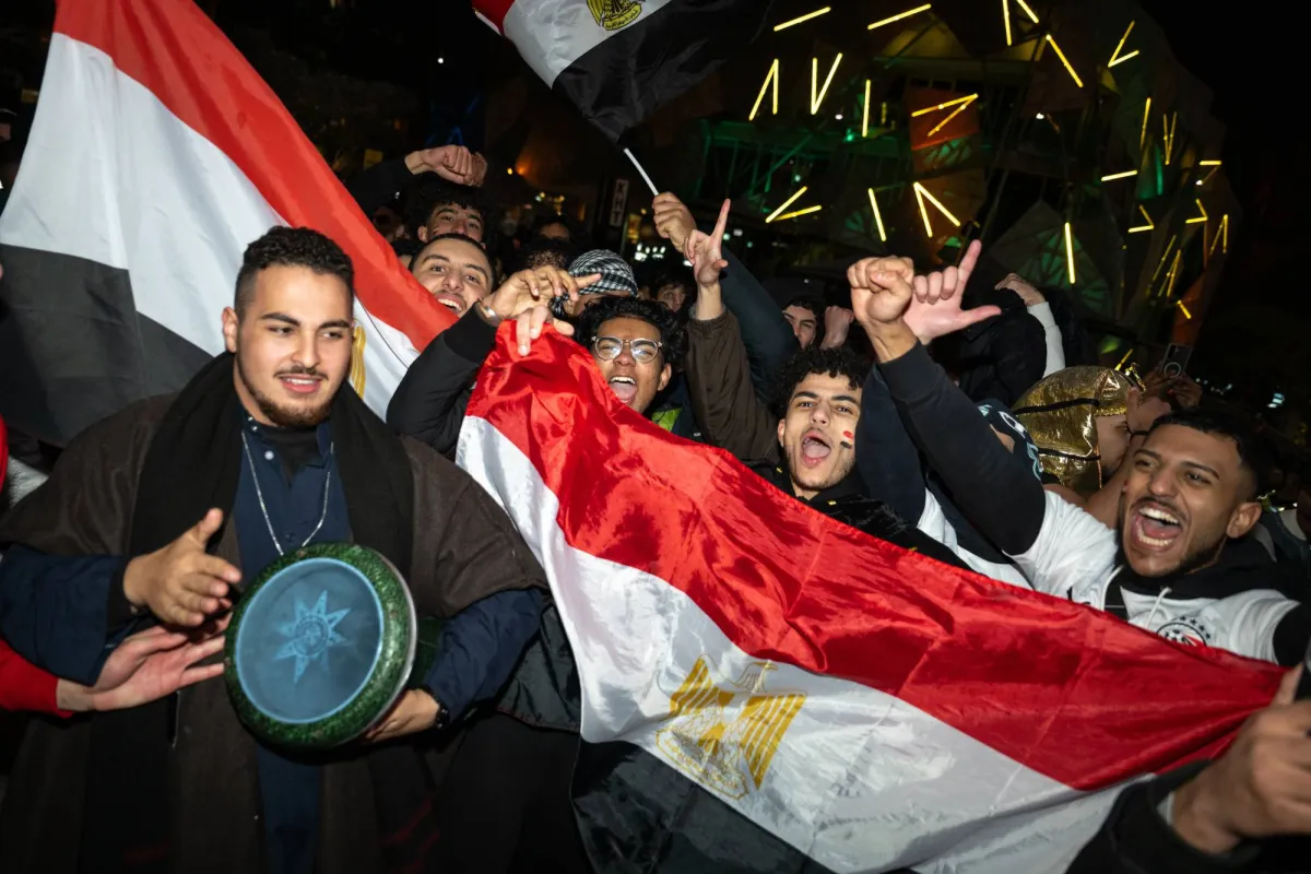 احتفالات جماهير مصر بتأهل المنتخب لكأس العالم 2026