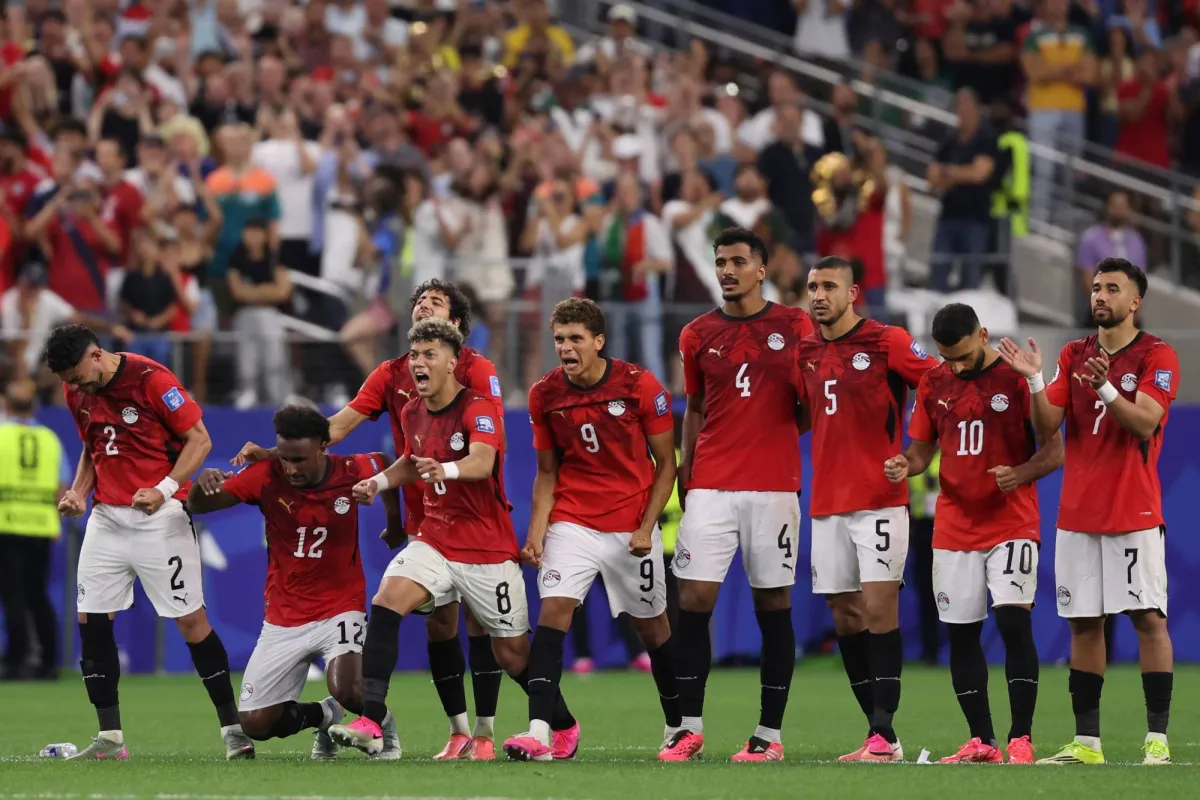 منتخب مصر يحتفل بتأهله إلى دور الـ16 في كأس العالم 2026