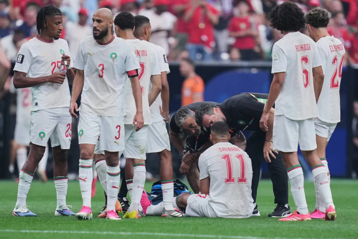 إسماعيل الصيباري يعاني من إصابة خلال مباراة كأس العالم 2026