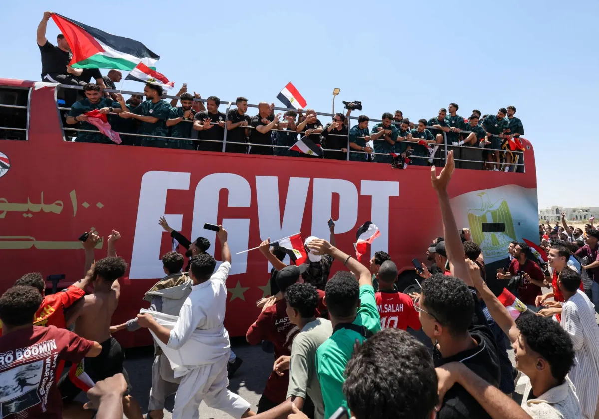 منتخب مصر يحتفل بإنجاز كأس العالم 2026