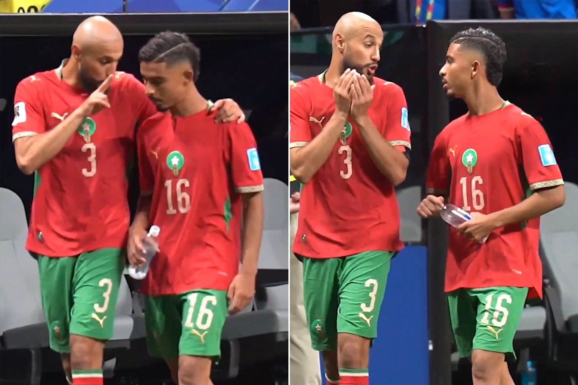 لحظة مؤثرة بين مزراوي وجسيم في كأس العالم 2026