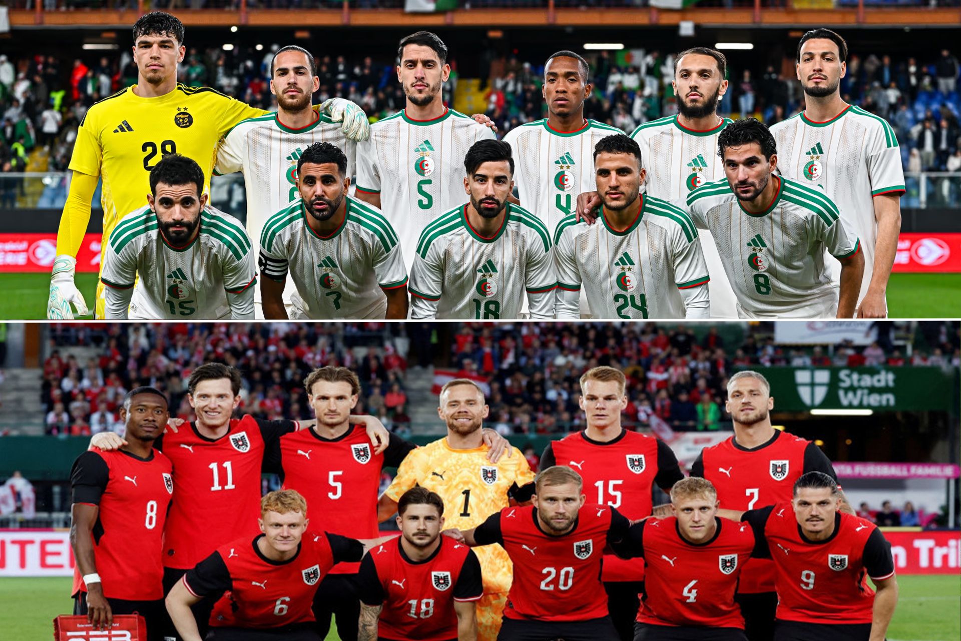 مباراة الجزائر ضد النمسا في كأس العالم 2026