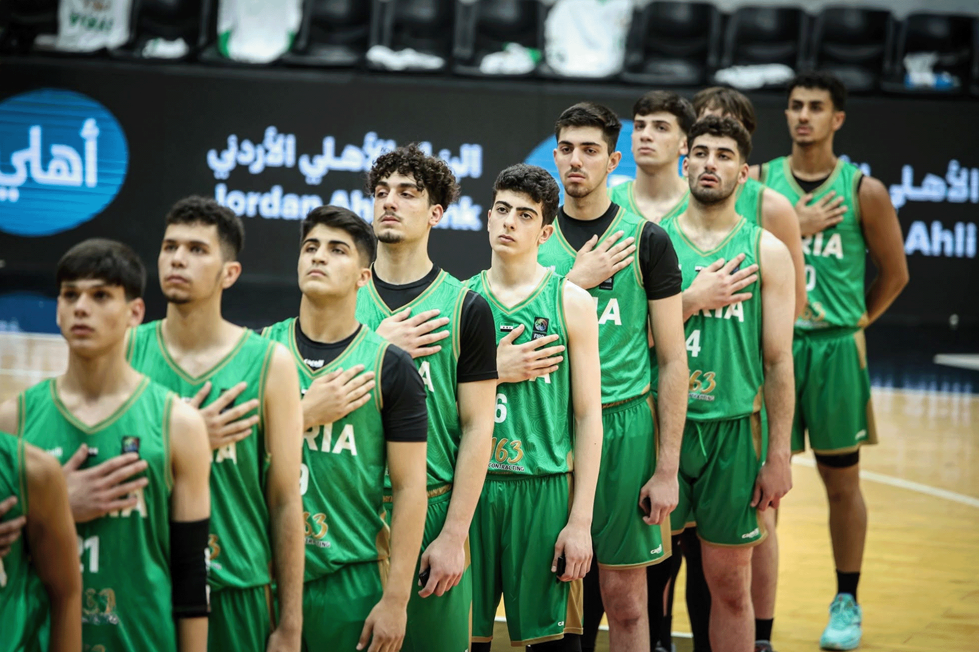 المنتخب السوري لكرة السلة يحتفل بالتأهل لكأس آسيا 2026