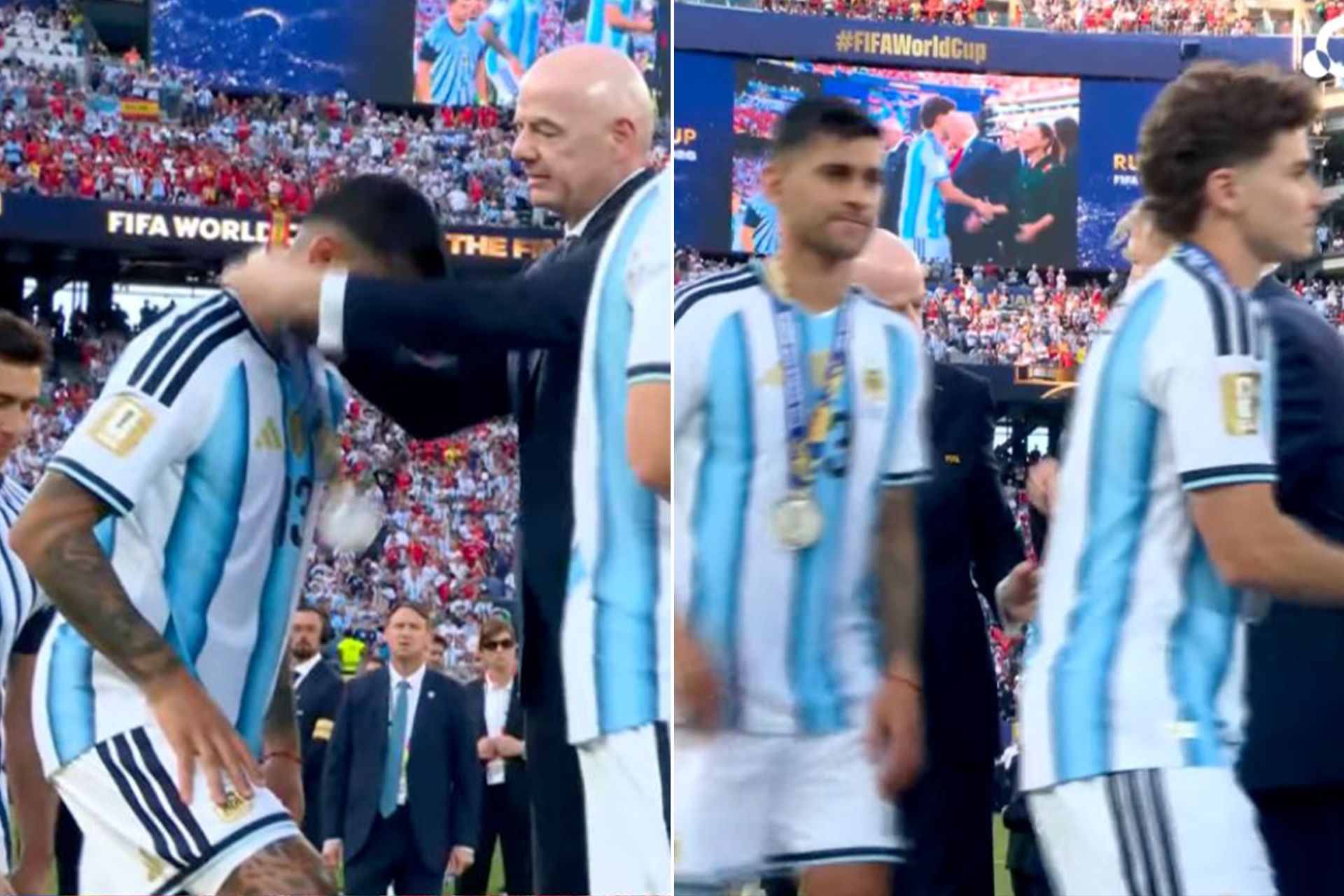 لاعب أرجنتيني يثير الجدل بتجاهل ترمب في حفل كأس العالم 2026 لاعب أرجنتيني يتجاهل ترمب في كأس العالم 2026