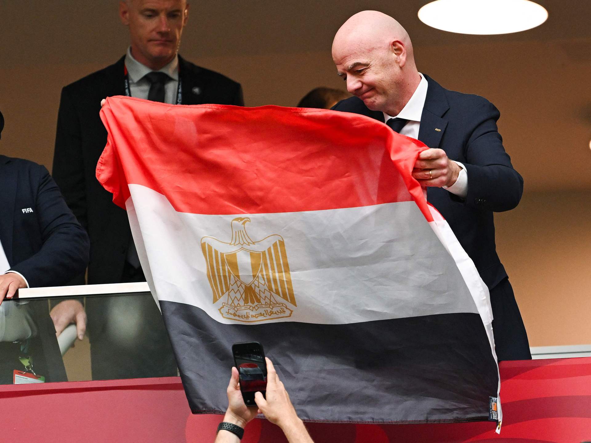 لحظة تسجيل مصر الهدف الثاني أمام الأرجنتين في كأس العالم 2026
