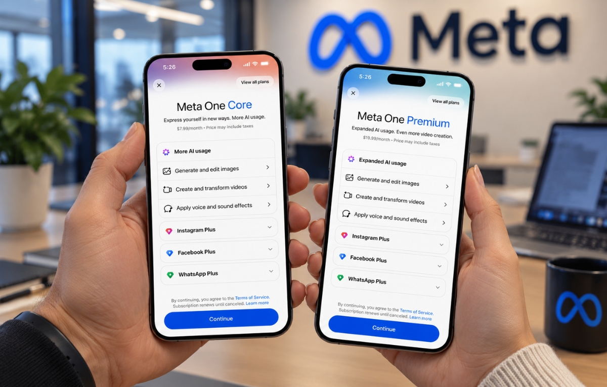 Meta One.. ميتا تطرح اشتراكات جديدة للشركات وصنّاع المحتوى ومستخدمي الذكاء الاصطناعي Meta One.. ميتا تطرح اشتراكات جديدة للشركات وصنّاع المحتوى ومستخدمي الذكاء الاصطناعي