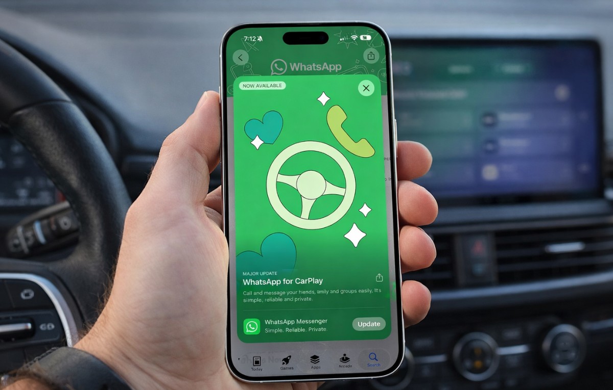 واتساب تطلق تحديثًا جديدًا لـ CarPlay.. واجهة جديدة تقلّل الاعتماد على "سيري" واتساب تطلق تحديثًا جديدًا لـ CarPlay.. واجهة جديدة تقلّل الاعتماد على "سيري"