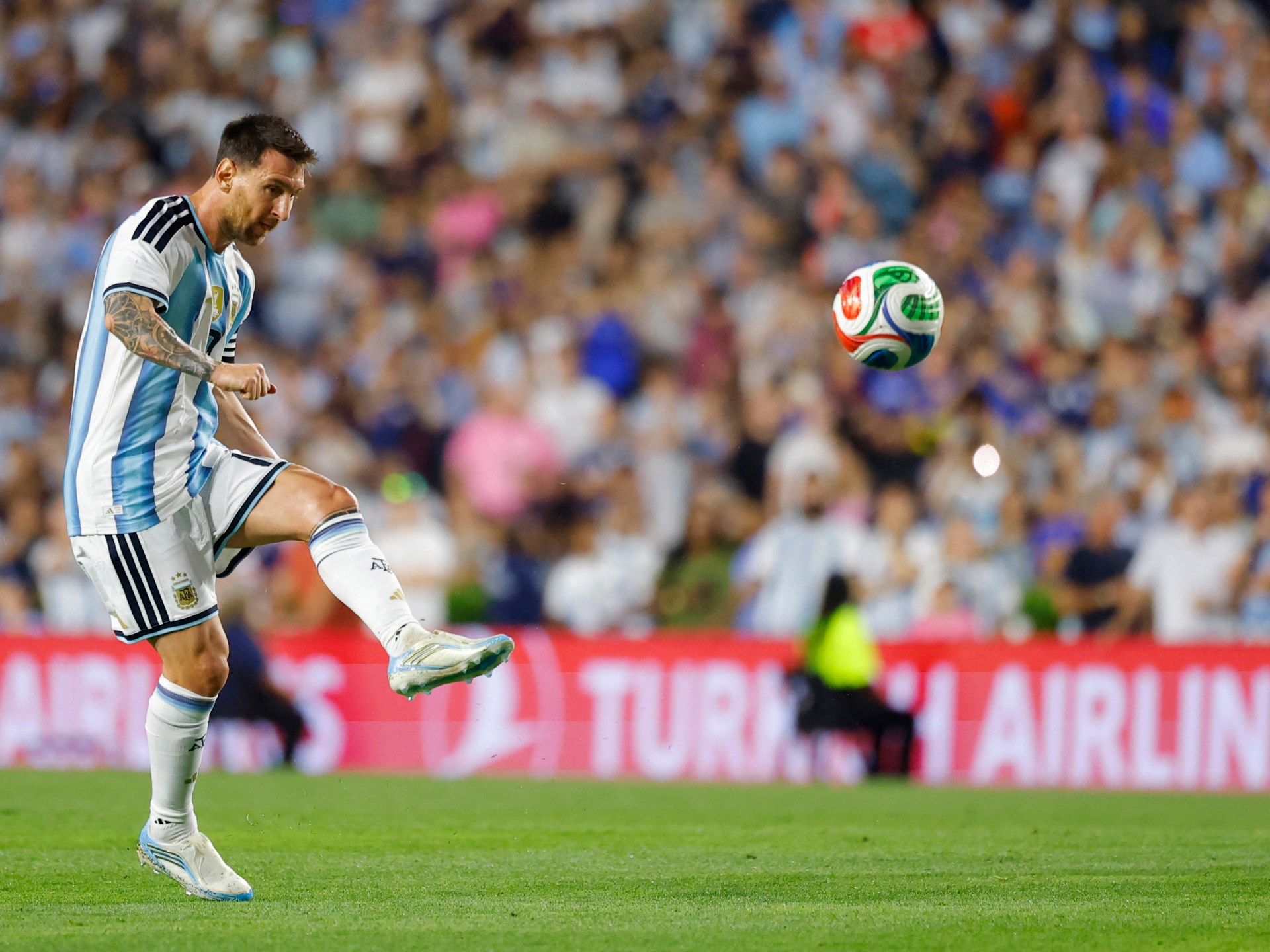 ليونيل ميسي يسجل هدفاً في كأس العالم 2026