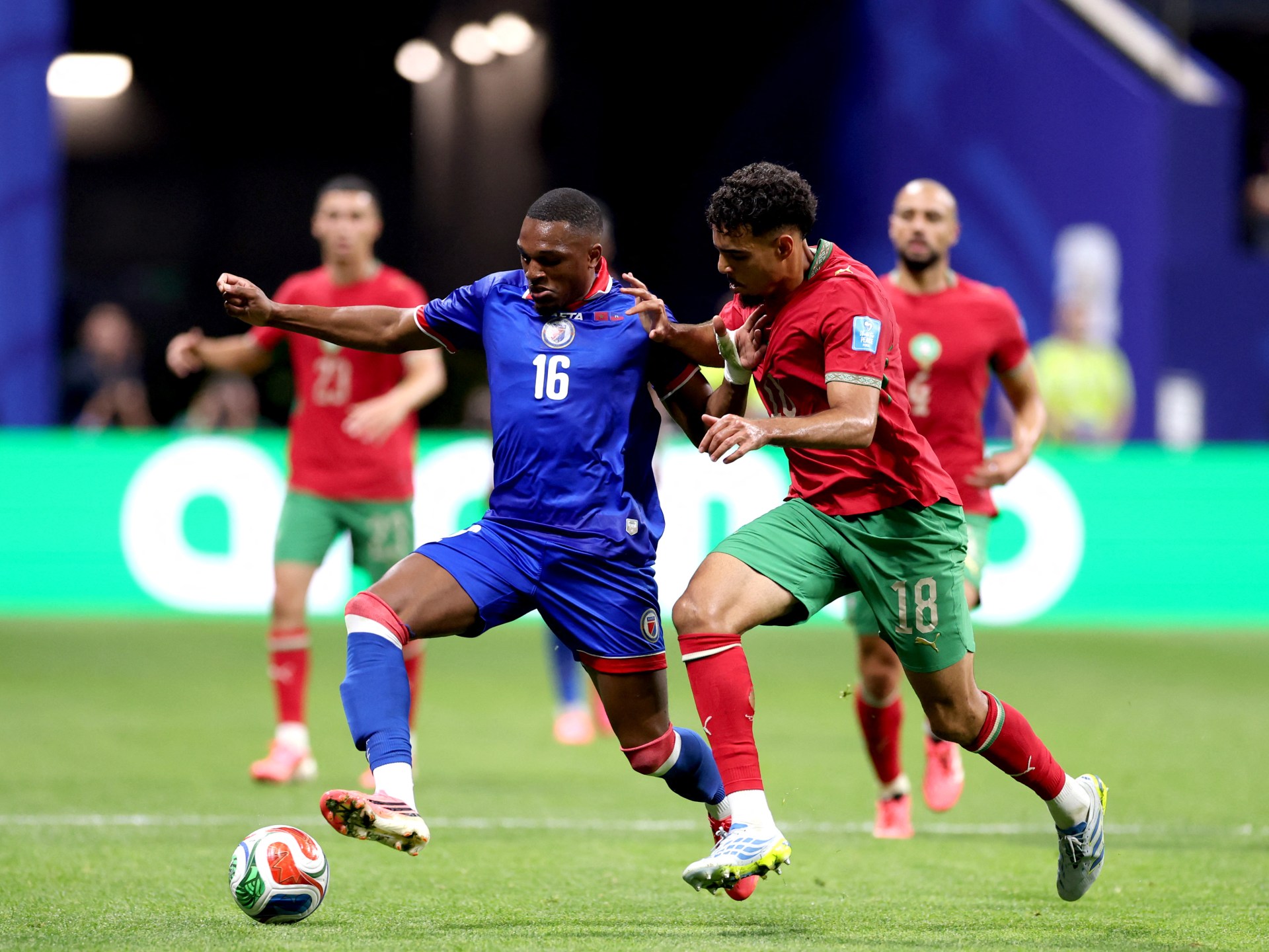 ملعب مكيف خلال مباراة في كأس العالم 2026