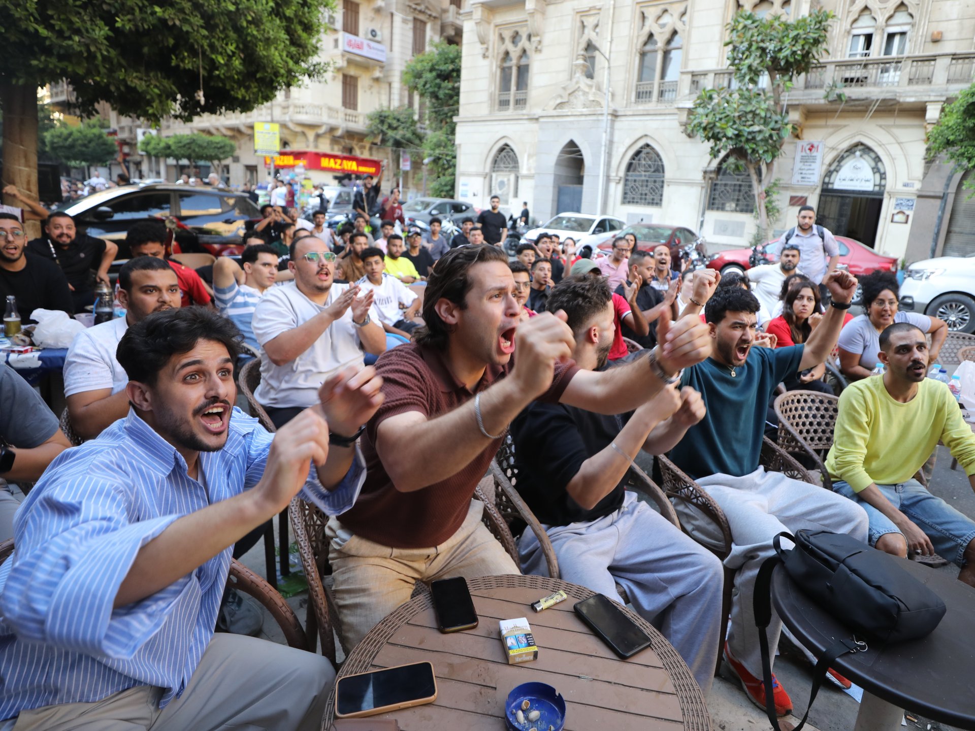 جماهير مصرية تحتفل قبل مباراة الأرجنتين في كأس العالم 2026