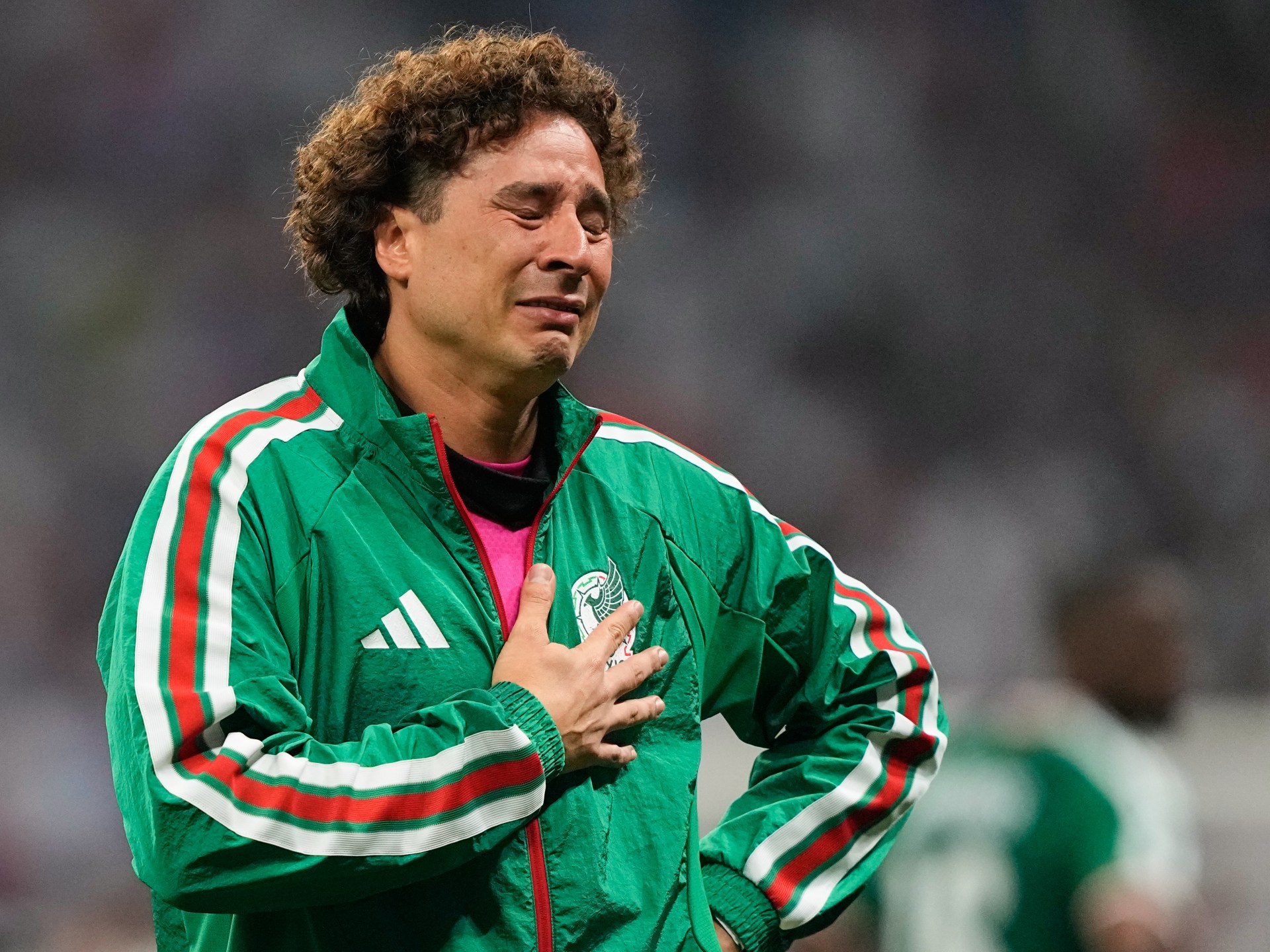 غييرمو أوتشوا يحتفل في كأس العالم 2026 قبل الاعتزال