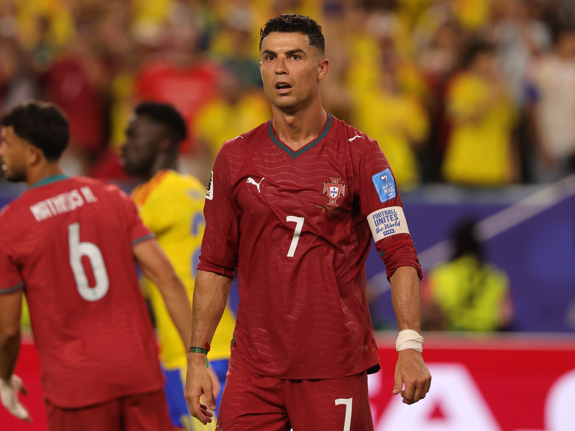 كريستيانو رونالدو في مباراة مع البرتغال بكأس العالم 2026