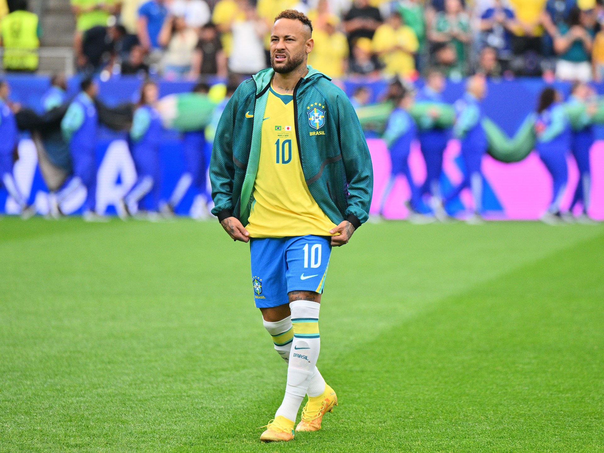 نيمار مع المنتخب البرازيلي خلال تدريبات كأس العالم 2026