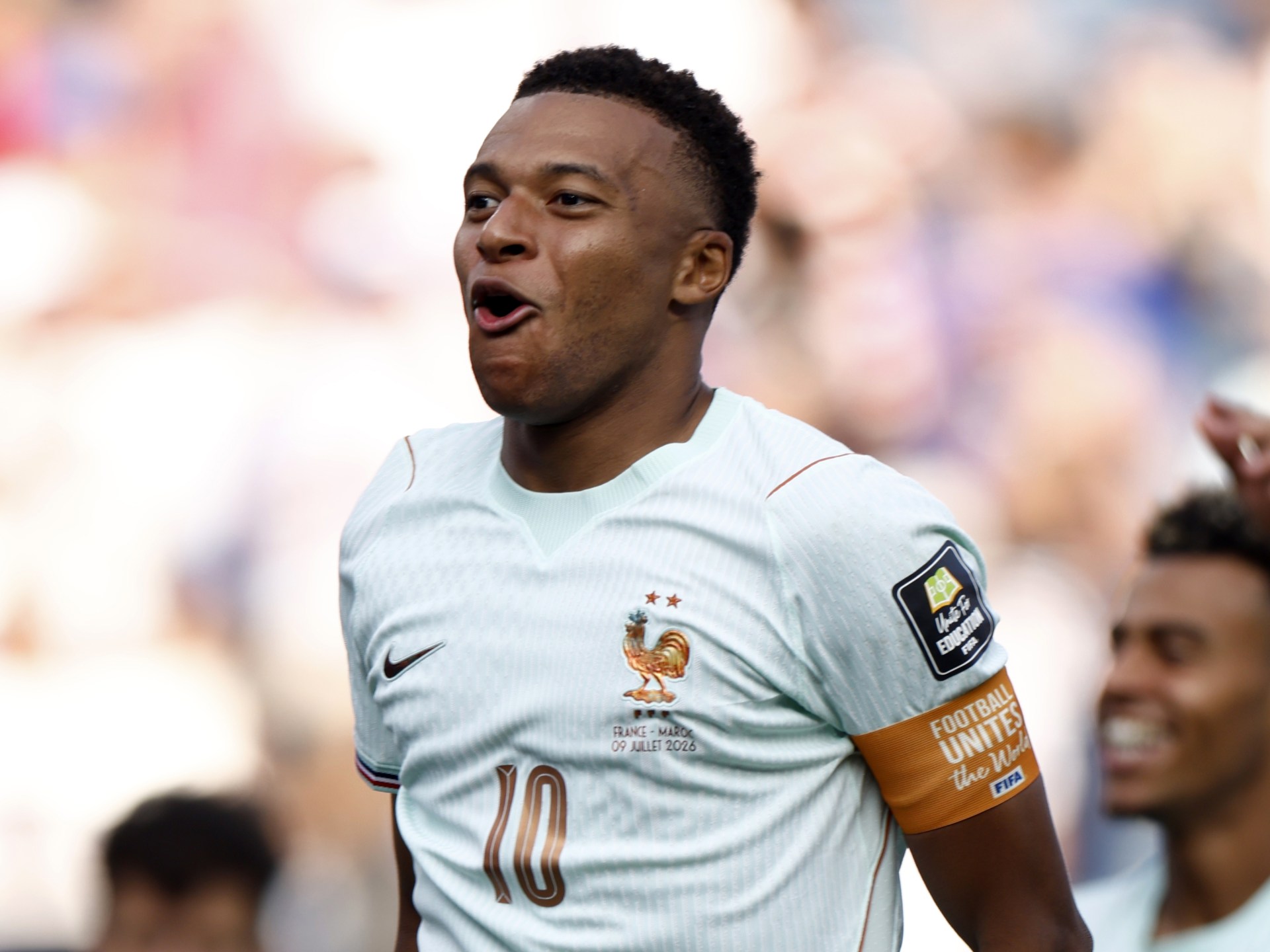 كيليان مبابي في مباراة كأس العالم 2026