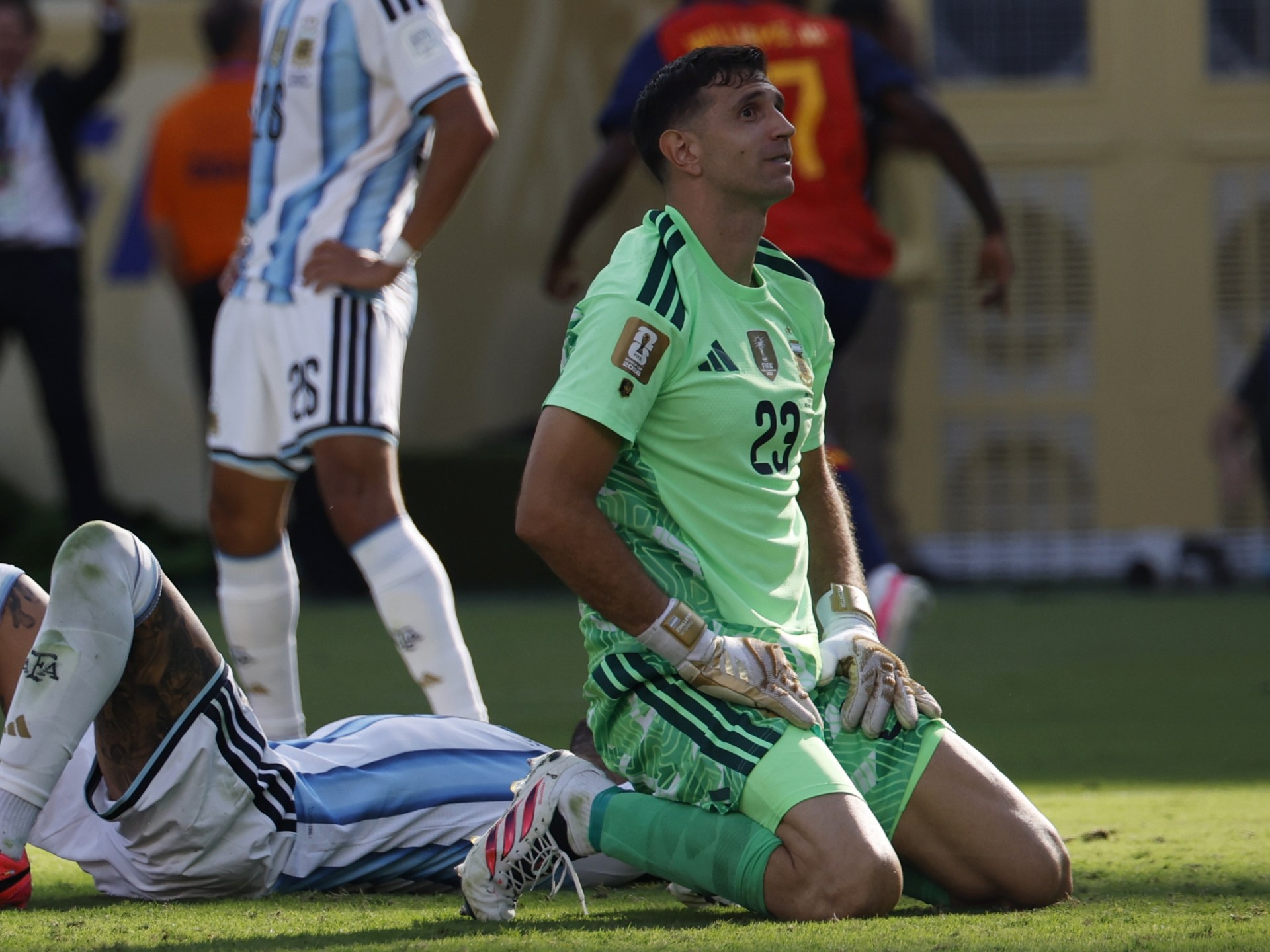 إيميليانو مارتينيز في مباراة كأس العالم 2026