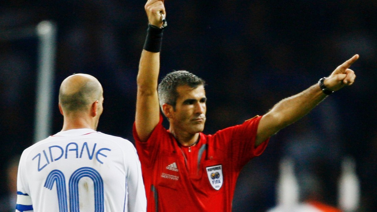 زيدان في نهائي كأس العالم 2006