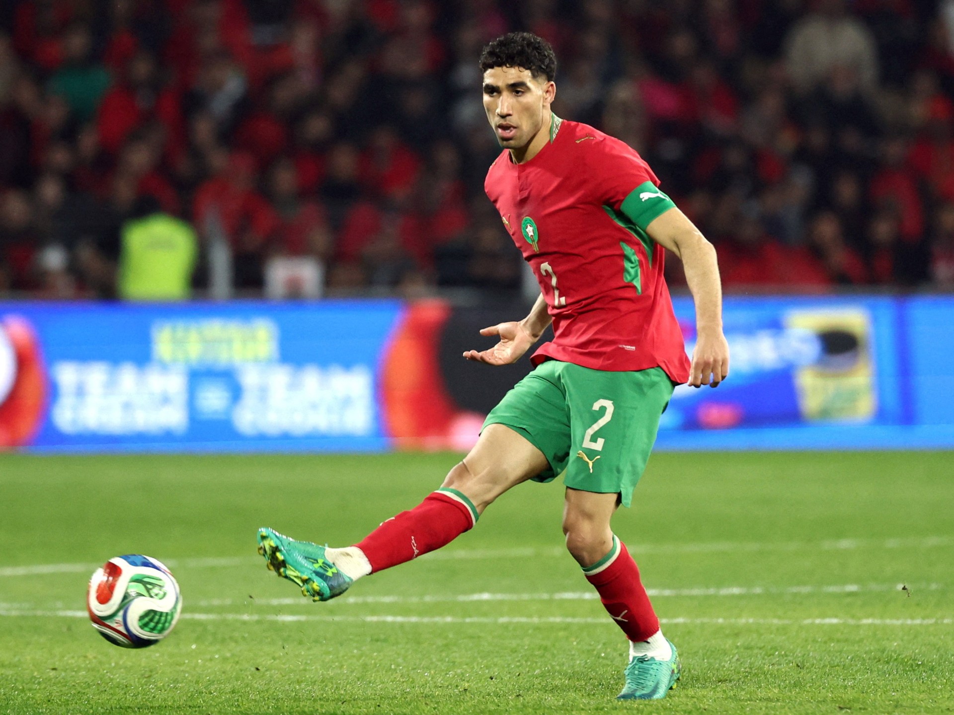 أشرف حكيمي في كأس العالم 2026 مع المنتخب المغربي