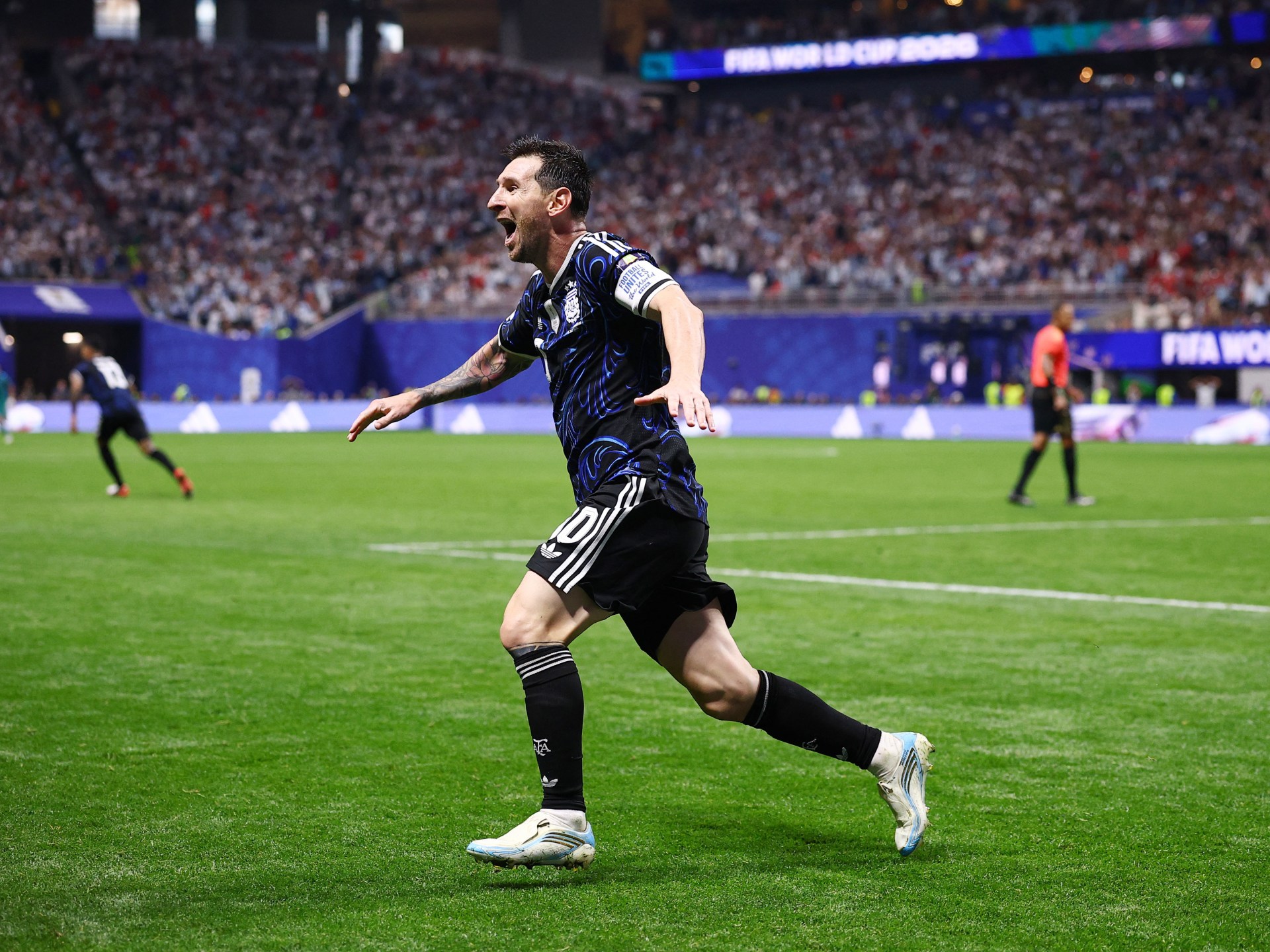 لحظة تسجيل الهدف الحاسم للأرجنتين ضد إنجلترا في كأس العالم 2026