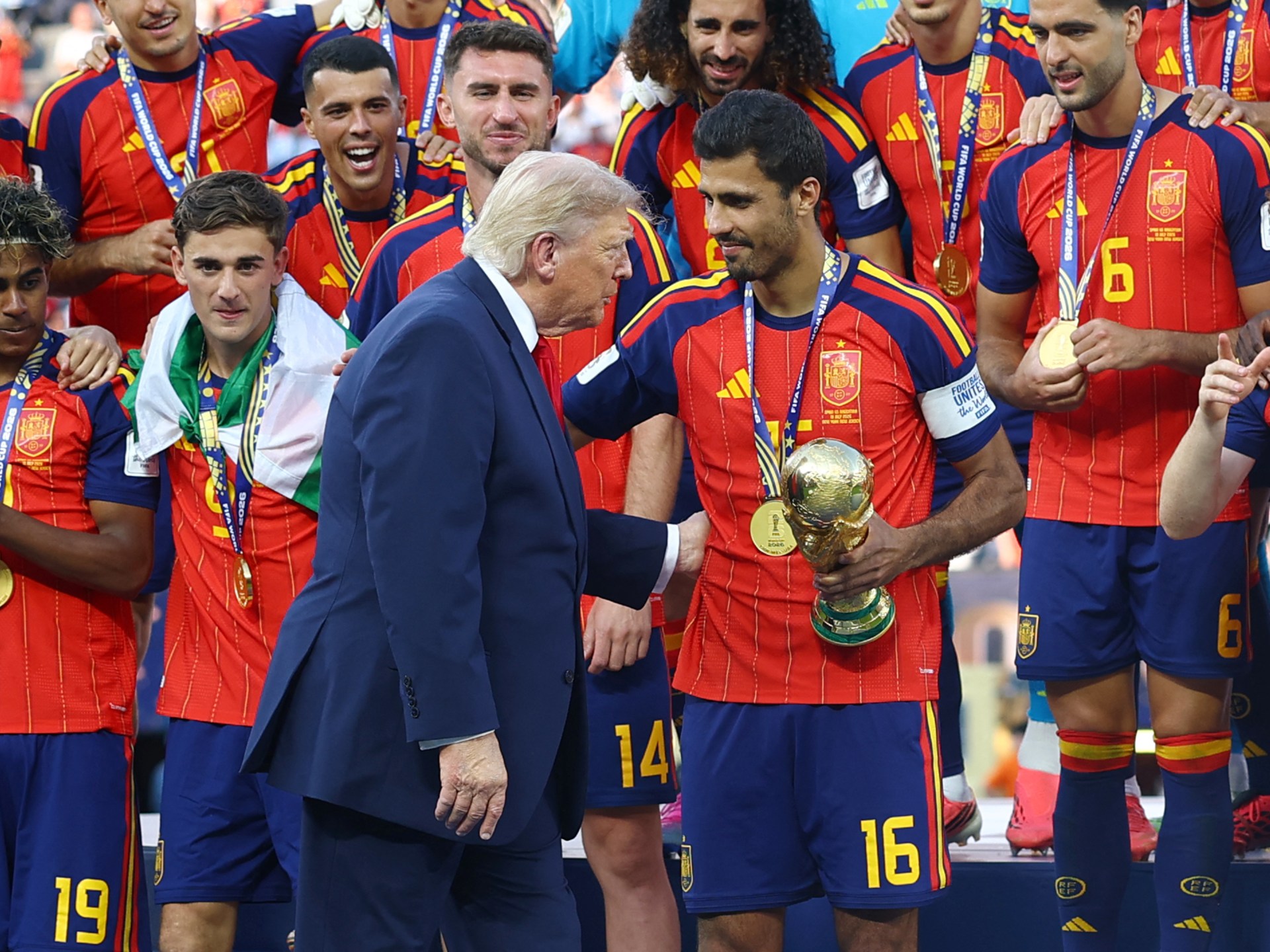 صورة تتويج إسبانيا بكأس العالم 2026