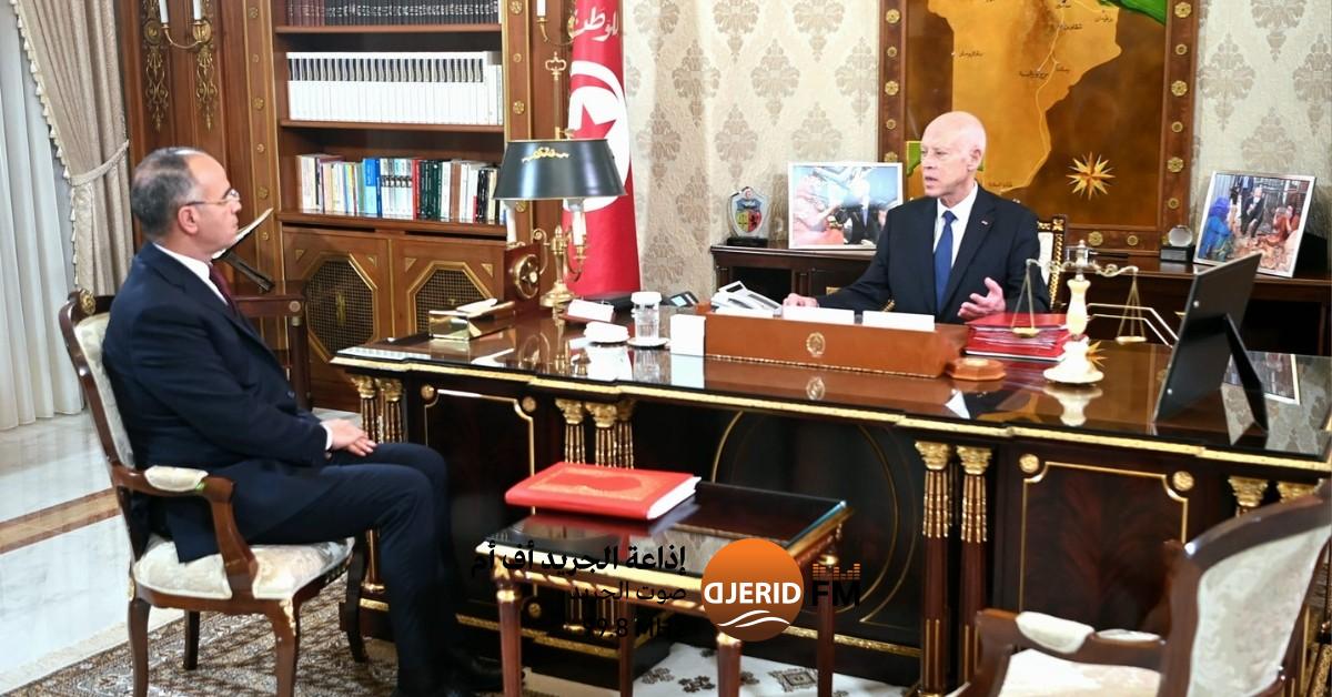 ملفا النقل وزيت الزيتون محور لقاء قيس سعيد برئيس الحكومة