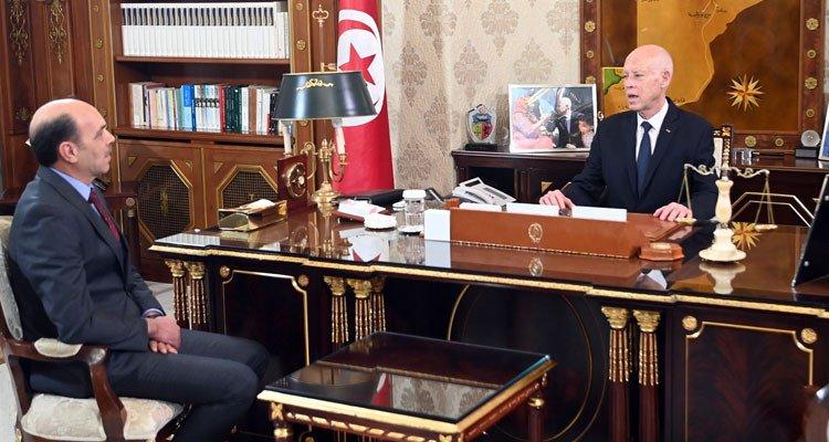 رئيس الدولة يلتقي الرئيس المدير العام للشركة الوطنية العقارية للبلاد التونسية